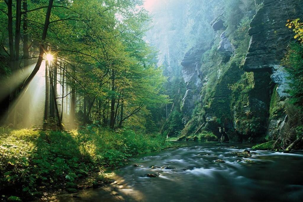 Brana Do Ceskeho Svycarska - Raj Cyklostezek Stare Krecany Luaran gambar